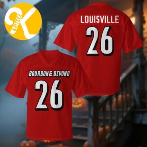 Bourbon And Beyond Festival 2026 Merch At Kentucky Expo Center In Louisville Kentucky On September 24-27 2026 Beyond 26 Red Football Jersey