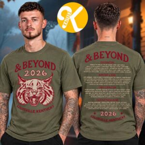 Bourbon And Beyond Festival 2026 Merch At Kentucky Expo Center In Louisville Kentucky On September 24-27 2026 Bobcat Line Up Two Sided Unisex T-Shirt