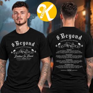 Bourbon And Beyond Festival 2026 Merch At Kentucky Expo Center In Louisville Kentucky On September 24-27 2026 Bull Banner Line Up Two Sided Unisex T-Shirt