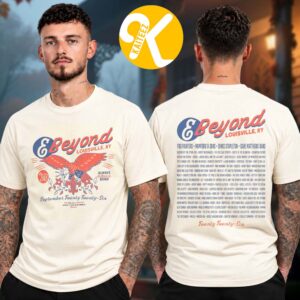 Bourbon And Beyond Festival 2026 Merch At Kentucky Expo Center In Louisville Kentucky On September 24-27 2026 Crowned Eagle Line Up Two Sided Unisex T-Shirt