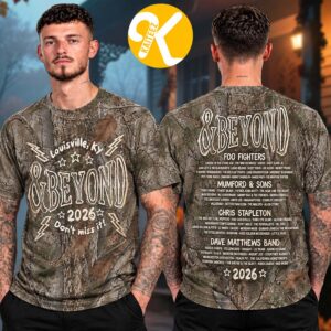 Bourbon And Beyond Festival 2026 Merch At Kentucky Expo Center In Louisville Kentucky On September 24-27 2026 Lightning Strike Line Up Camo Unisex T-Shirt