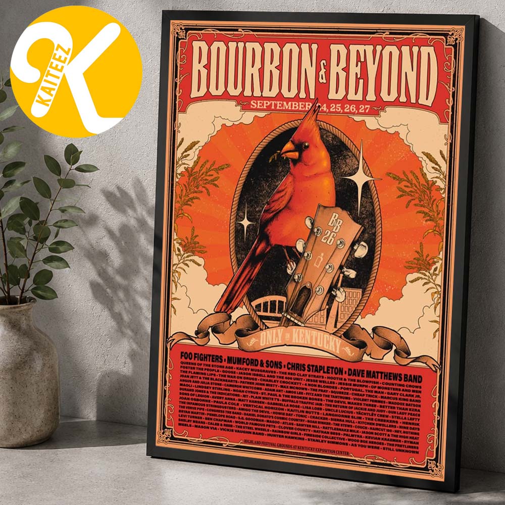 Bourbon And Beyond Festival 2026 Merch At Kentucky Expo Center In Louisville Kentucky On September 24-27 2026 Line Up Home Decor Poster Canvas Bourbon And Beyond Festival 2026 Merch At Kentucky Expo Center In Louisville Kentucky On September 24-27 2026 Line Up Home Decor Poster Canvas
