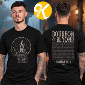 Bourbon And Beyond Festival 2026 Merch At Kentucky Expo Center In Louisville Kentucky On September 24-27 2026 Lit Line Up Two Sided Unisex T-Shirt