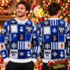 Brighton And Hove Albion Holiday BHAFC Patterned Jumper Christmas Ugly Sweater