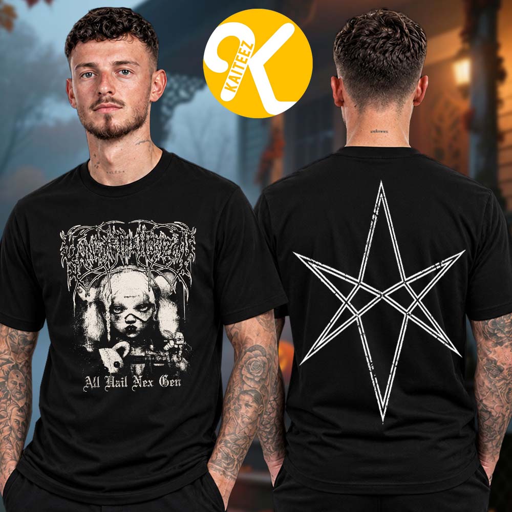 Bring Me The Horizon Merch Rock In Rio 2026 All Hail Nex Gen Two Sided Unisex T-Shirt Bring Me The Horizon Merch Rock In Rio 2026 All Hail Nex Gen Two Sided Unisex T-Shirt