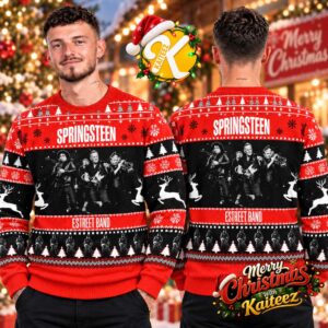 Bruce Springsteen Photo E Street Band Christmas Ugly Sweater