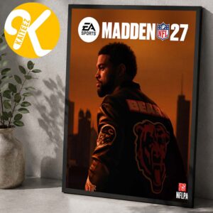 Caleb Williams EA SPORTS Madden NFL 27 Covers Home Decor Poster Canvas