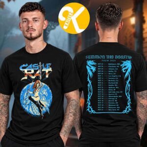 Castle Rat Summon The Beasts Fall US Tour 2026 Tour Dates Two Sided Unisex T-Shirt