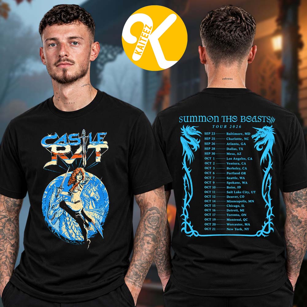 Castle Rat Summon The Beasts Fall US Tour 2026 Tour Dates Two Sided Unisex T-Shirt Castle Rat Summon The Beasts Fall US Tour 2026 Tour Dates Two Sided Unisex T-Shirt