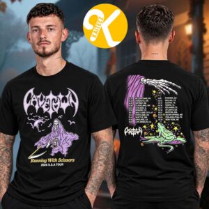 Cavetown Running With Scissors USA Tour 2026 Event Tour Dates Two Sided Unisex T-Shirt