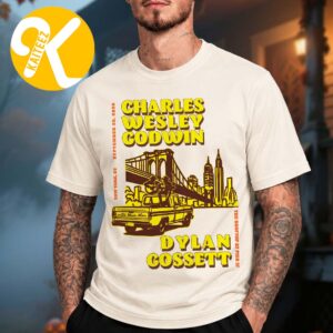 Charles Wesley Godwin And Dylan Gossett New York NY Event Poster At The Rooftop At Pier 17 In New York NY On September 29 2026 Unisex T-Shirt