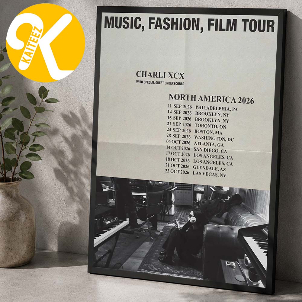 Charli XCX MFF Tour 2026 North America Tour Dates Home Decor Poster Canvas Charli XCX MFF Tour 2026 North America Tour Dates Home Decor Poster Canvas