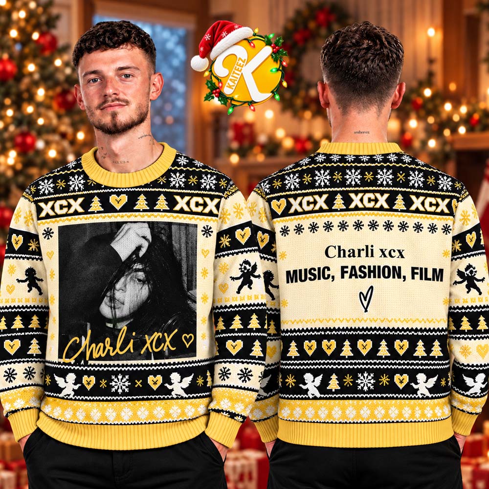 Charli XCX Music Fashion Film Photo Ugly Sweater Charli XCX Music Fashion Film Photo Ugly Sweater