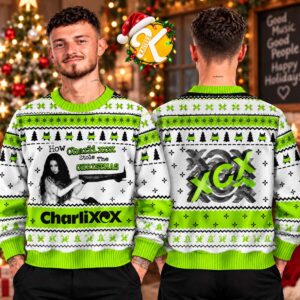 Charli XCX How Charli XCX Stole The Christmas Ugly Sweater
