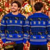 Chelsea FC Fairisle Blue Block Christmas Jumper Ugly Sweater Chelsea FC Fairisle Blue Block Christmas Jumper Ugly Sweater