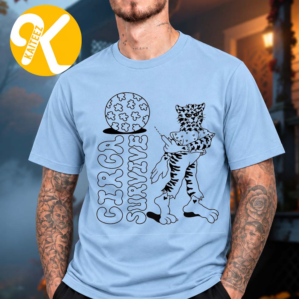 Circa Survive Philadelphia PA Merch At The Fillmore In Philadelphia PA On September 15 16 17 2026 Groovy Cat Unisex T-Shirt Circa Survive Philadelphia PA Merch At The Fillmore In Philadelphia PA On September 15 16 17 2026 Groovy Cat Unisex T-Shirt