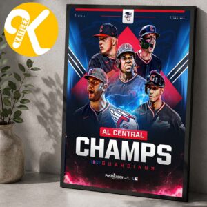 Cleveland Guardians Are Your AL Central Champions 2026 Home Decor Poster Canvas