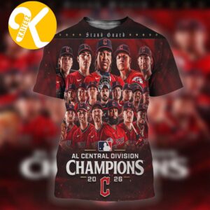 Congrats Cleveland Guardians Is The AL Central Champions 2026 All Over Print Shirt