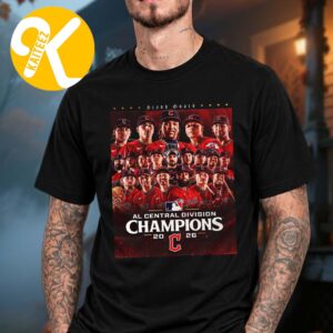 Congrats Cleveland Guardians Is The AL Central Champions 2026 Unisex T-Shirt