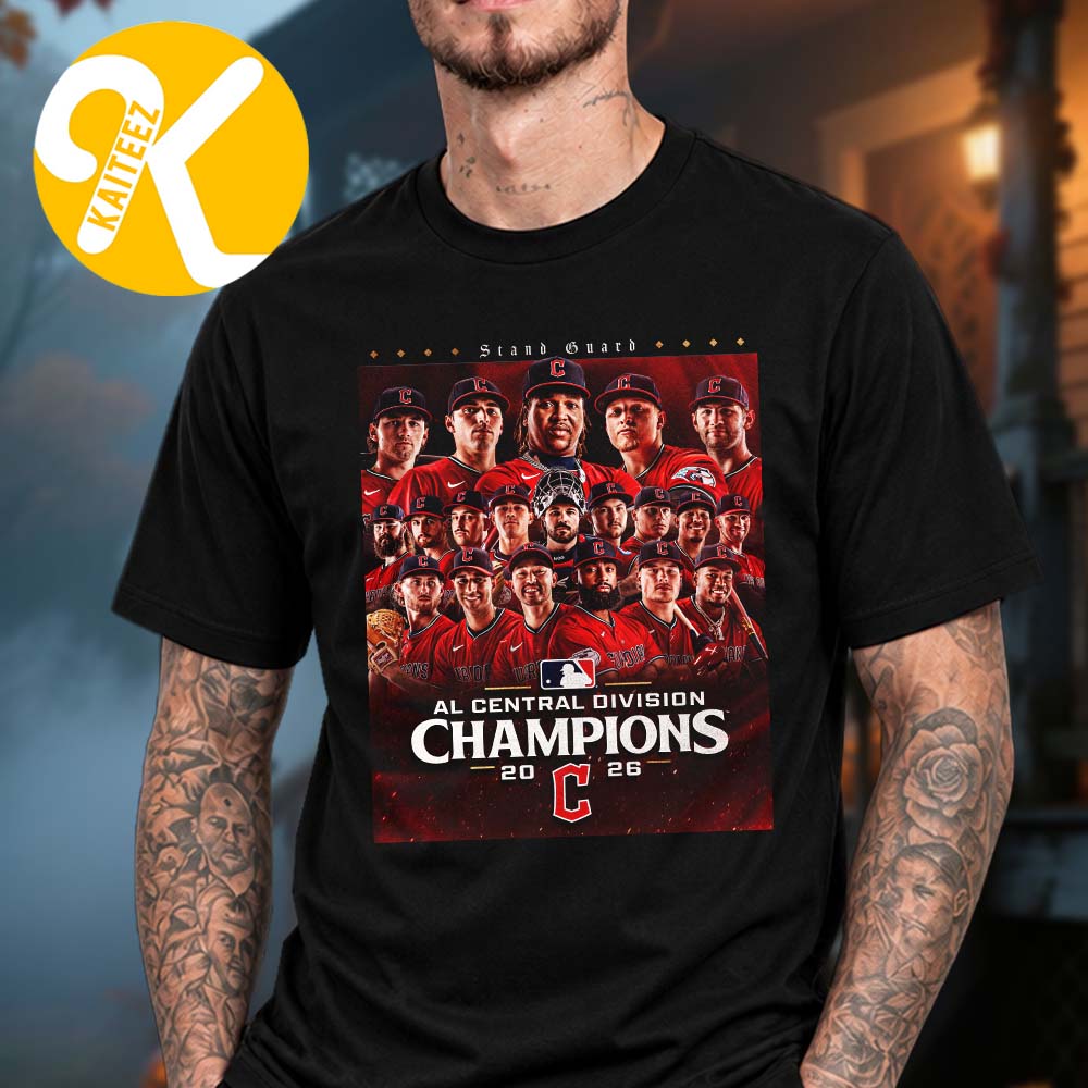 Congrats Cleveland Guardians Is The AL Central Champions 2026 Unisex T-Shirt Congrats Cleveland Guardians Is The AL Central Champions 2026 Unisex T-Shirt