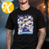 Los Angeles Dodgers NL West Champions 2026 For The 5th Staight Year Unisex T-Shirt