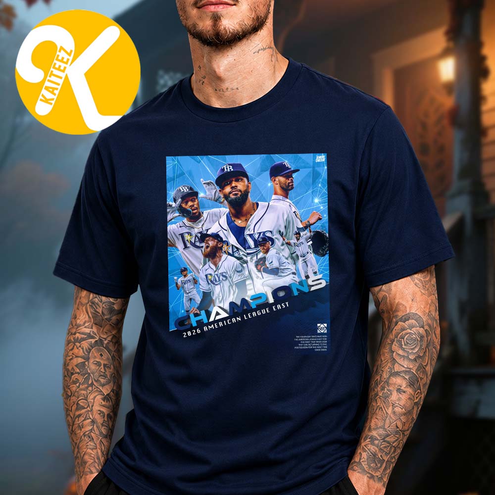 Congrats Tampa Bay Rays AL East Champions 2026 Unisex T-Shirt Congrats Tampa Bay Rays AL East Champions 2026 Unisex T-Shirt