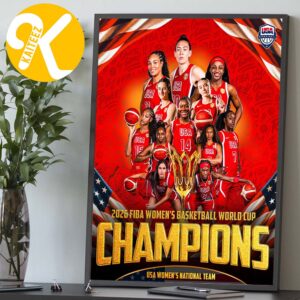 Congrats USA Women National Team Is The 2026 Fiba Women World Cup Champions Home Decor Poster Canvas