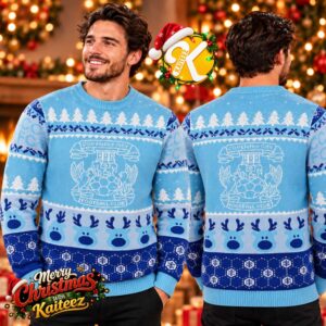 Coventry City FC Fairisle Christmas Jumper Ugly Sweater
