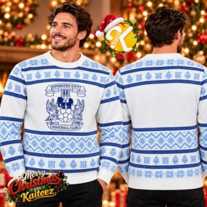 Coventry City FC Logo Christmas Jumper Ugly Sweater