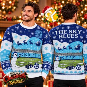 Coventry City FC The Sky Blues Christmas Jumper Ugly Sweater