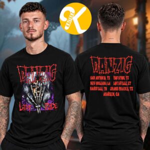Danzig Merch North America Tour 2026 Last Ride Two Sided Unisex T-Shirt