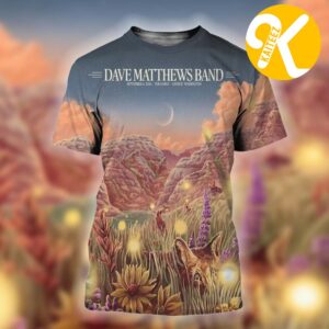Dave Matthews Band George WA Event Poster Night 1 At The Gorge In George WA On September 4 2026 All Over Print Shirt