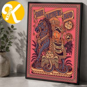 Dave Matthews Band George WA Event Poster Night 3 At The Gorge In George WA On September 6 2026 Home Decor Poster Canvas