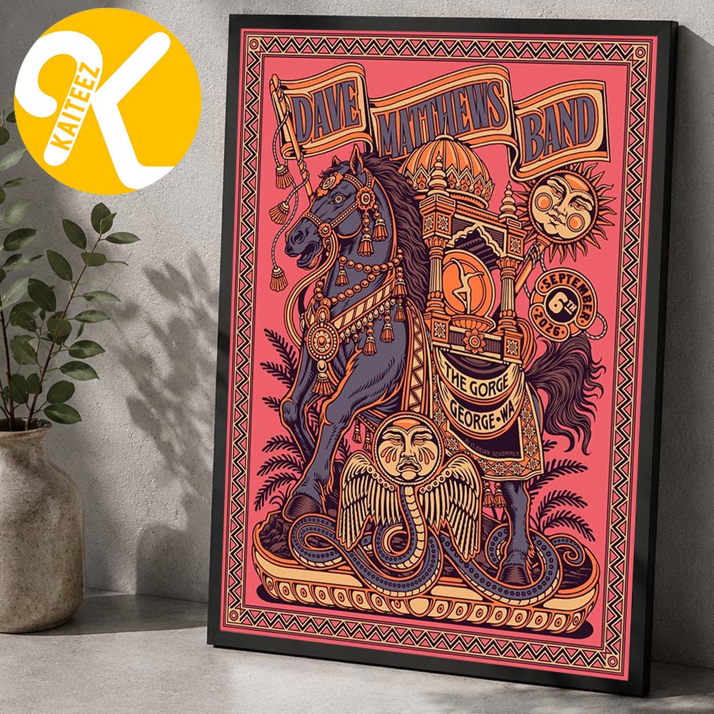 Dave Matthews Band George WA Event Poster Night 3 At The Gorge In George WA On September 6 2026 Home Decor Poster Canvas Dave Matthews Band George WA Event Poster Night 3 At The Gorge In George WA On September 6 2026 Home Decor Poster Canvas