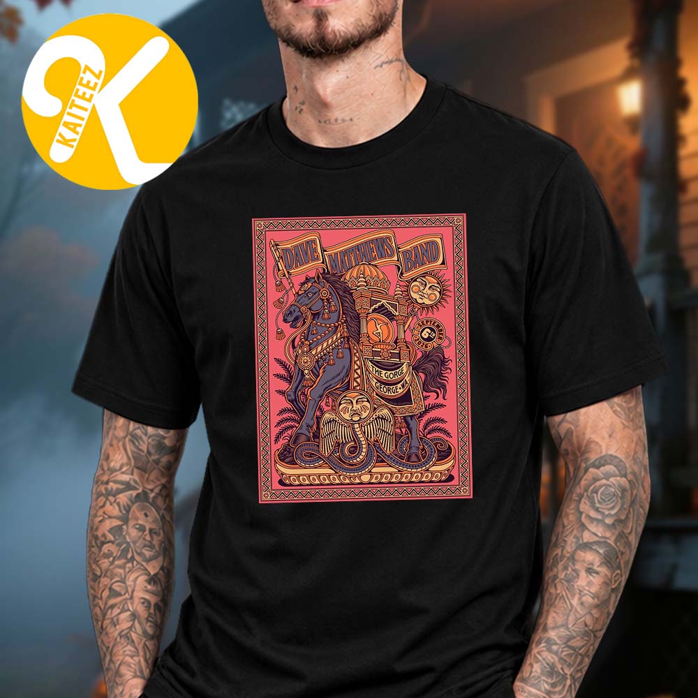 Dave Matthews Band George WA Event Poster Night 3 At The Gorge In George WA On September 6 2026 Unisex T-Shirt Dave Matthews Band George WA Event Poster Night 3 At The Gorge In George WA On September 6 2026 Unisex T-Shirt