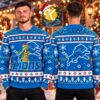 Detroit Lions NFL Grinch Merry Kissmyass Ugly Christmas Sweater Detroit Lions NFL Grinch Merry Kissmyass Ugly Christmas Sweater