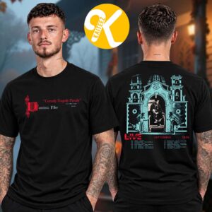 Dominic Fike Merch Comedy Tragedy Parody Tour 2026 North America Tour Dates Photo Two Sided Unisex T-Shirt