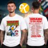 Shakewell Merch Greyday 2026 North America Tour Dates Two Sided Unisex T-Shirt