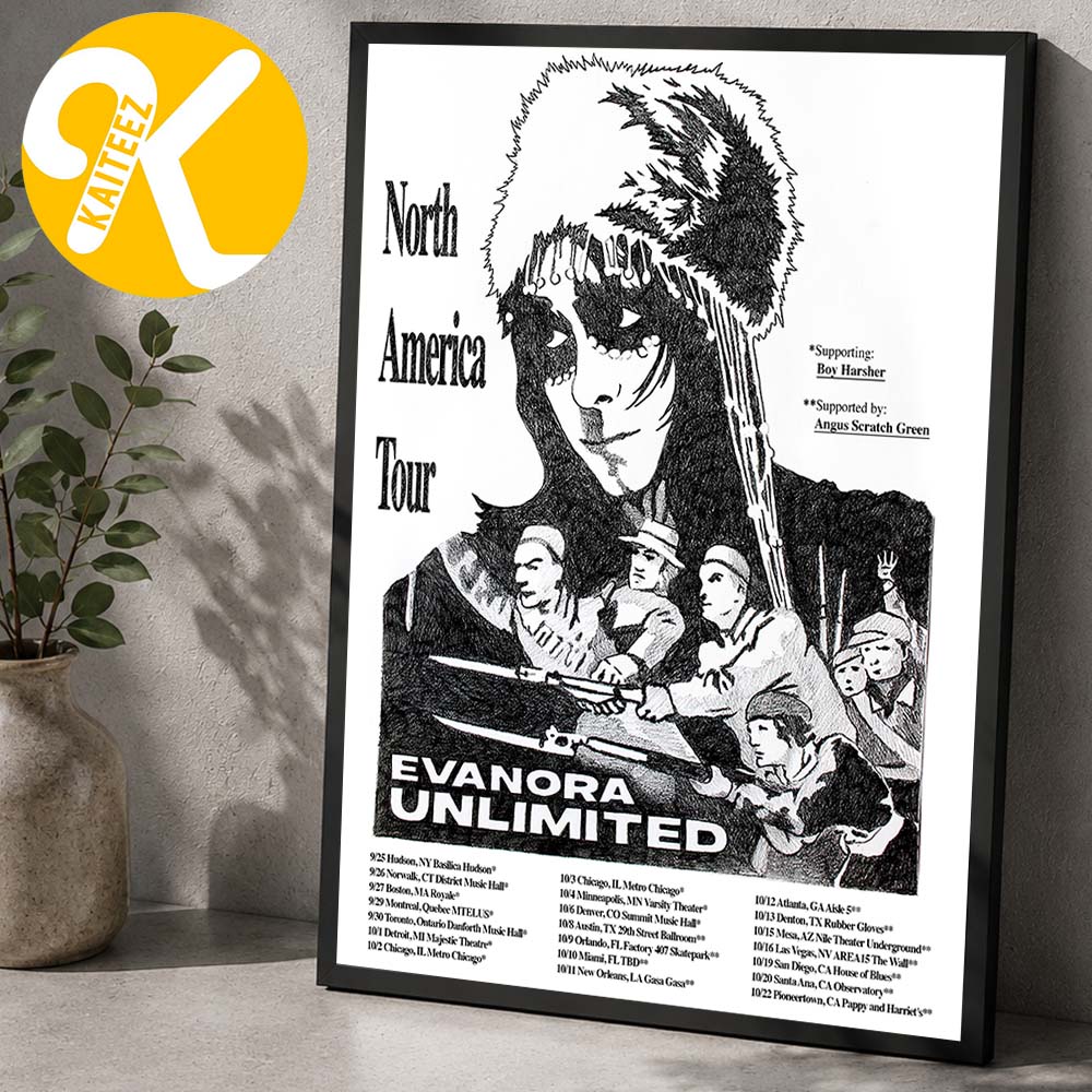 Evanora Unlimited North America Tour 2026 Tour Dates Home Decor Poster Canvas Evanora Unlimited North America Tour 2026 Tour Dates Home Decor Poster Canvas
