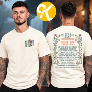 Evanston Folk Festival 2026 At The Lakefront At Dawes Park On September 12 13 2026 Line Up Two Sided Unisex T-Shirt