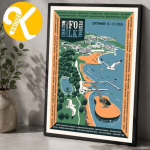 Evanston Folk Festival 2026 Event Line Up Poster At The Lakefront At Dawes Park On September 12 13 2026 Home Decor Poster Canvas