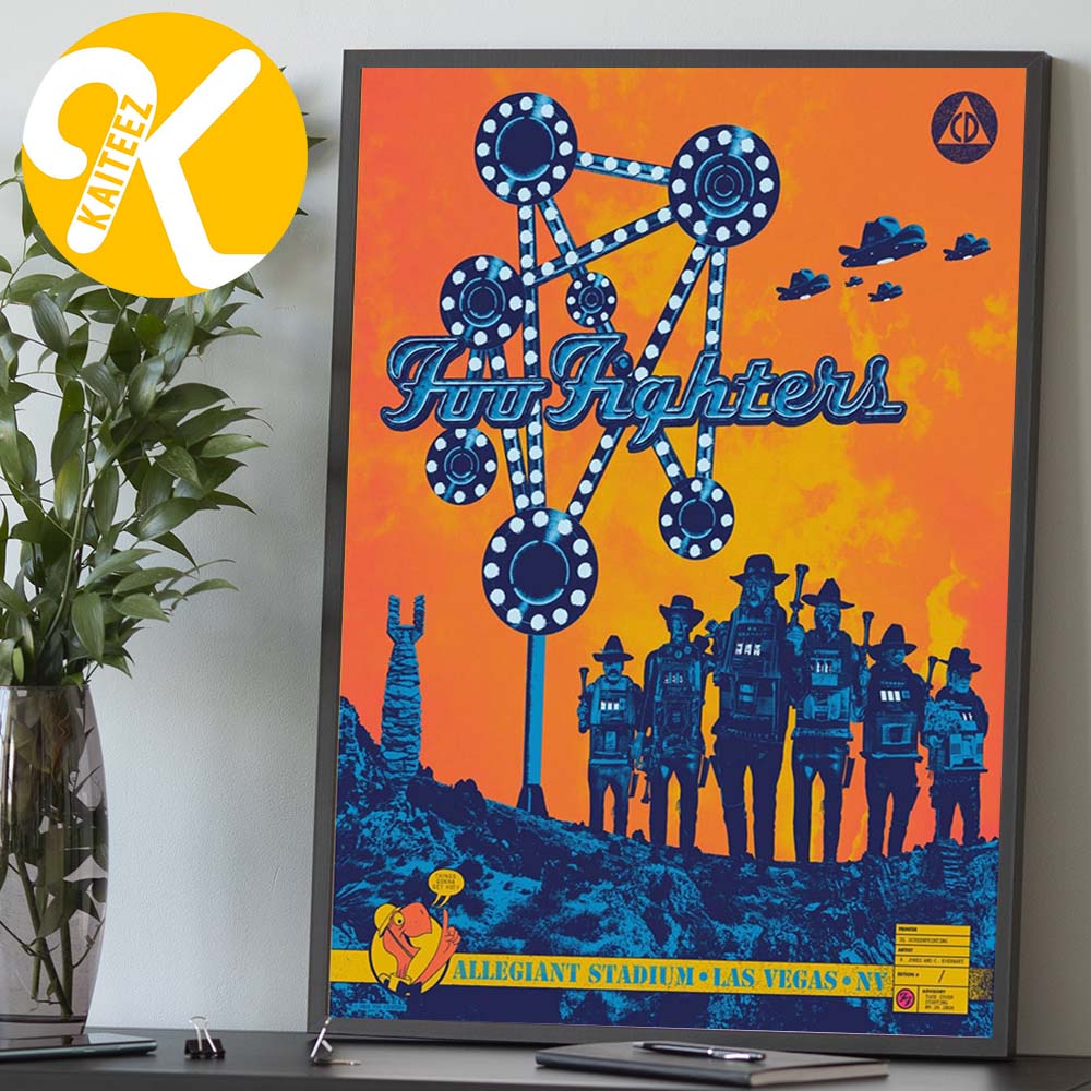 Foo Fighters Las Vegas NY Event Poster At Allegiant Stadium In Las Vegas NY On September 26 2026 Home Decor Poster Canvas Foo Fighters Las Vegas NY Event Poster At Allegiant Stadium In Las Vegas NY On September 26 2026 Home Decor Poster Canvas