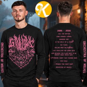 Gallows Merch Orchestra Of Wolves Collection Art By We Three Club Unisex Longsleeve
