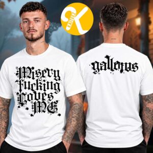 Gallows Merch Orchestra Of Wolves Collection Misery Two Sided Unisex T-Shirt