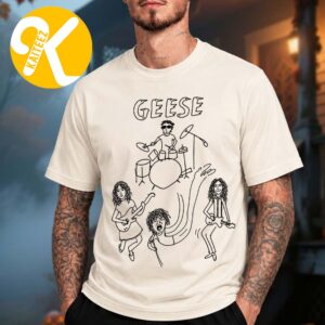 Geese Band Merch Getting Killed Again Fall 2026 North American Tour Monochrome Band Doodle Unisex T-Shirt