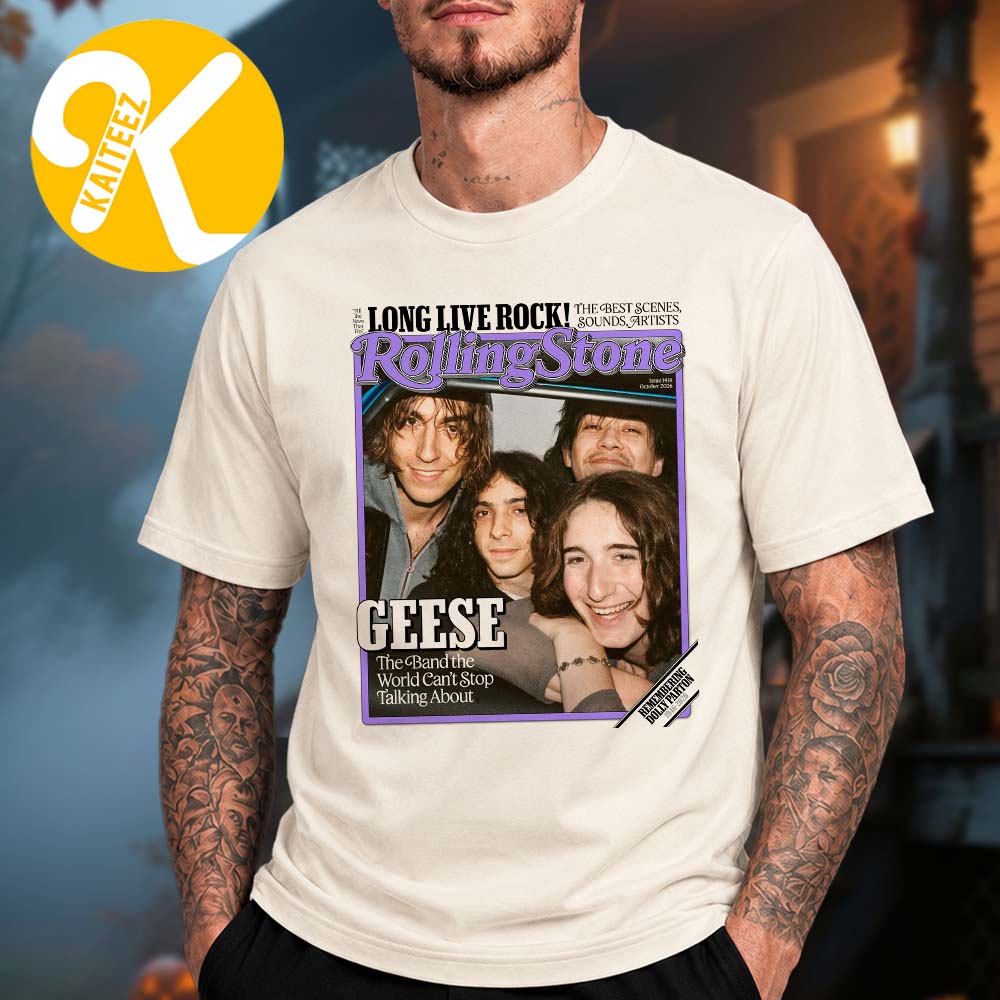 Geese Band x Rolling Stone Magazine Cover The Band The World Cant Stop Talking About Unisex T-Shirt Geese Band x Rolling Stone Magazine Cover The Band The World Cant Stop Talking About Unisex T-Shirt