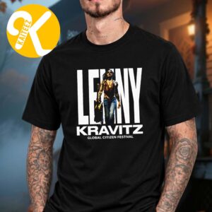 Global Citizen Festival 2026 Merch Lenny Kravitz Unisex T-Shirt