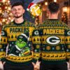 Green Bay Packers NFL Christmas Gift Custom Number And Name Ugly Sweater