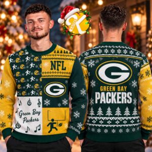 Green Bay Packers NFL Merry Christmas 2026 Ugly Sweater