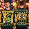 NFL Green Bay Packers Grinch Funny Xmas Ugly Sweater